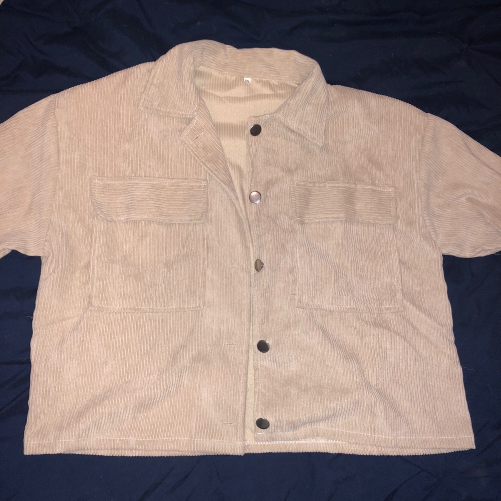 Corduroy tan jacket